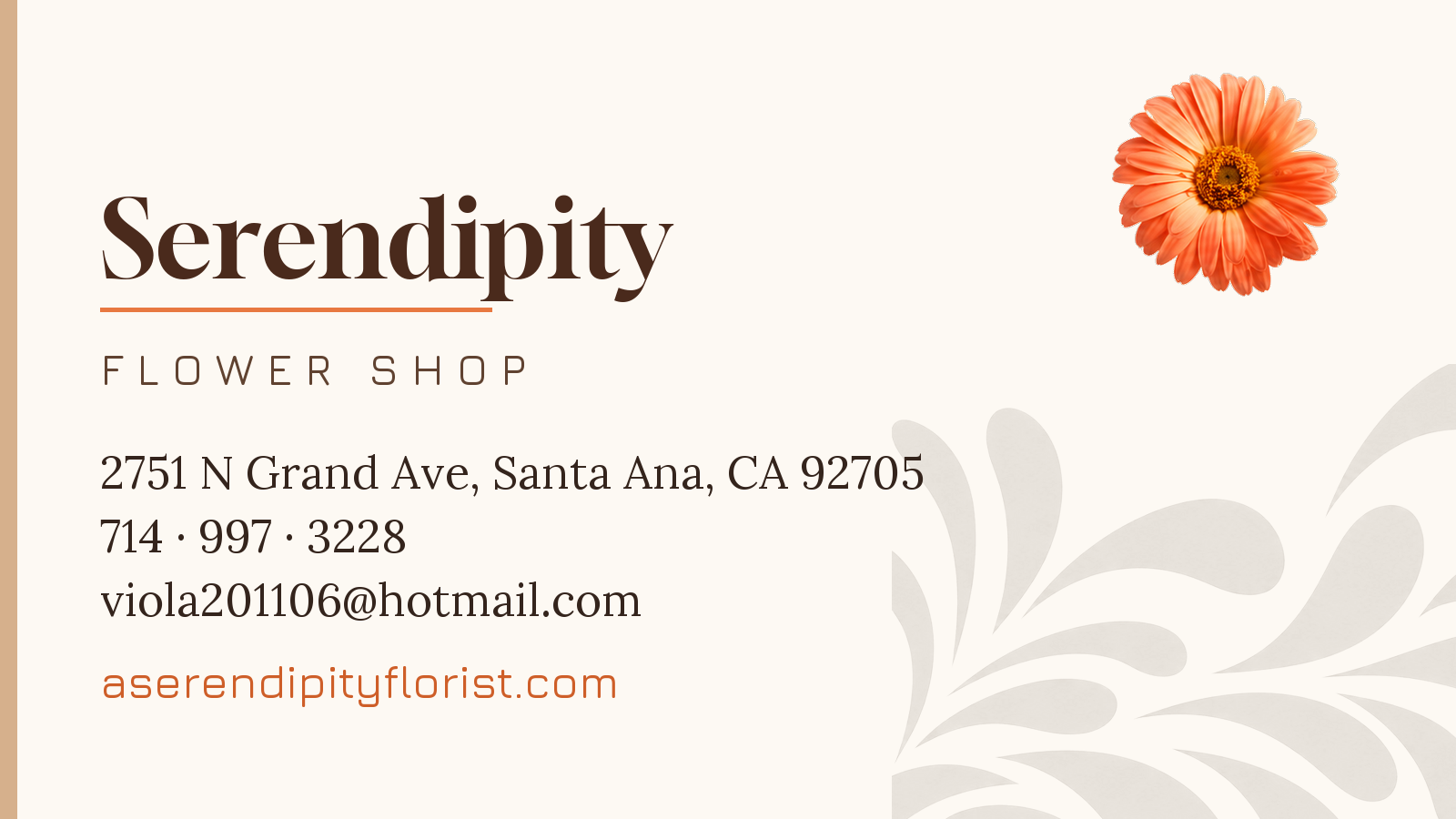 Serendipity Flower Shop logo